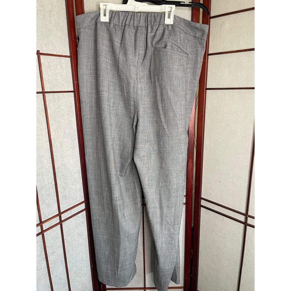 Old Navy Gray Wide Leg High Waisted Linen Blend Pants XL - Picture 5 of 11